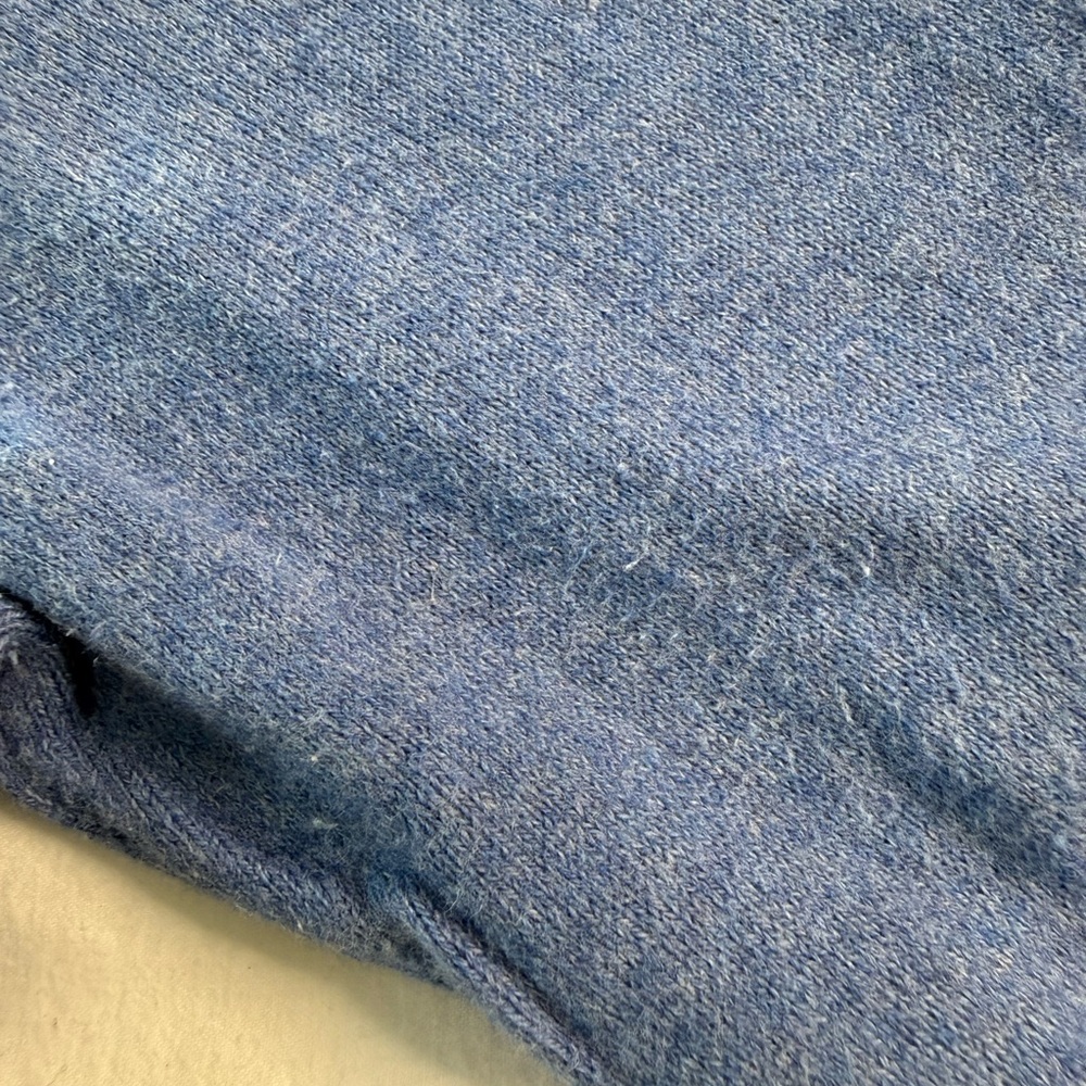 L.L.Bean Cotton Cashmere Turtleneck Sweater Blue Plus Size IX 1X - Picture 13 of 13